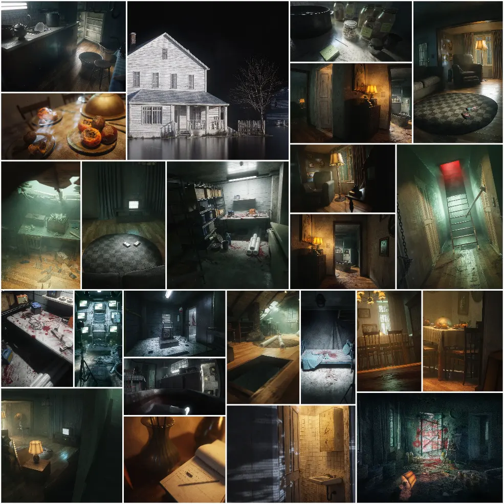 恐怖住宅房屋3D模型资产 Kitbash3D – House Of Horrors